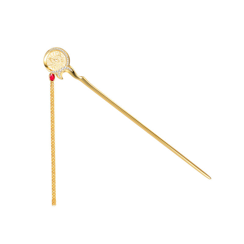 Milan Hair Pin ™ S925 Vermail Traditional Oriental Accessories