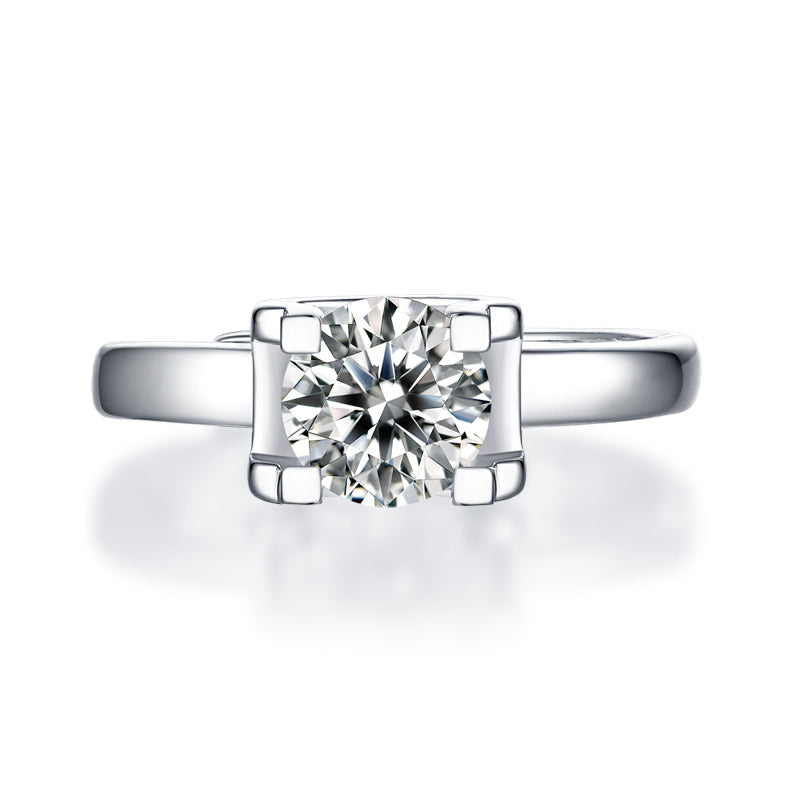 Golston™ 1ct Ox Horn Mosan Diamond Rings, Adjustable*