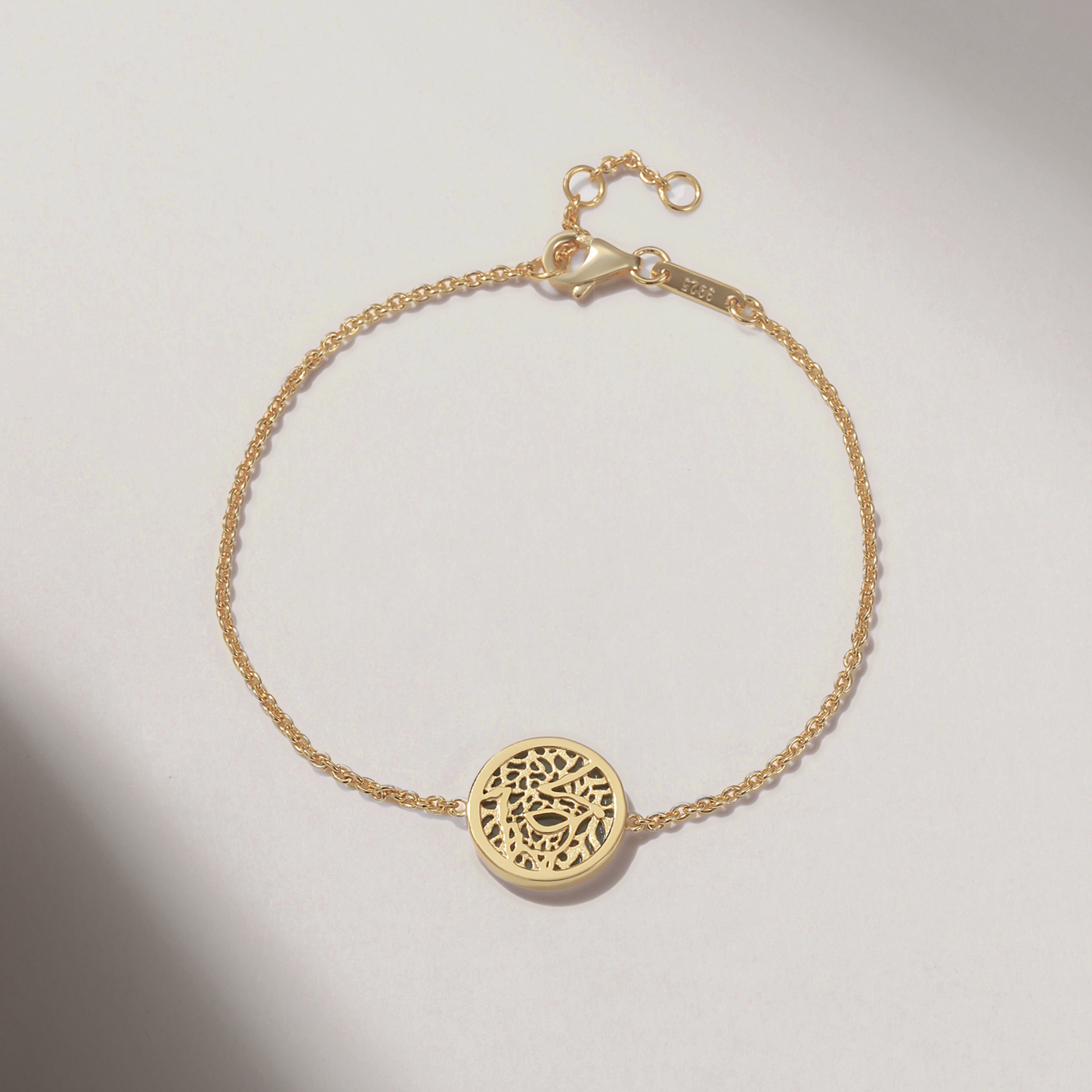 Golston Milan™ S925 Sliver Malachite Bracelet*