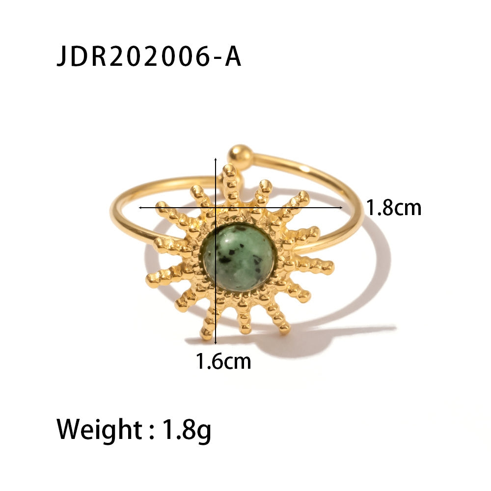 Golston Alloy Turquoise Ring