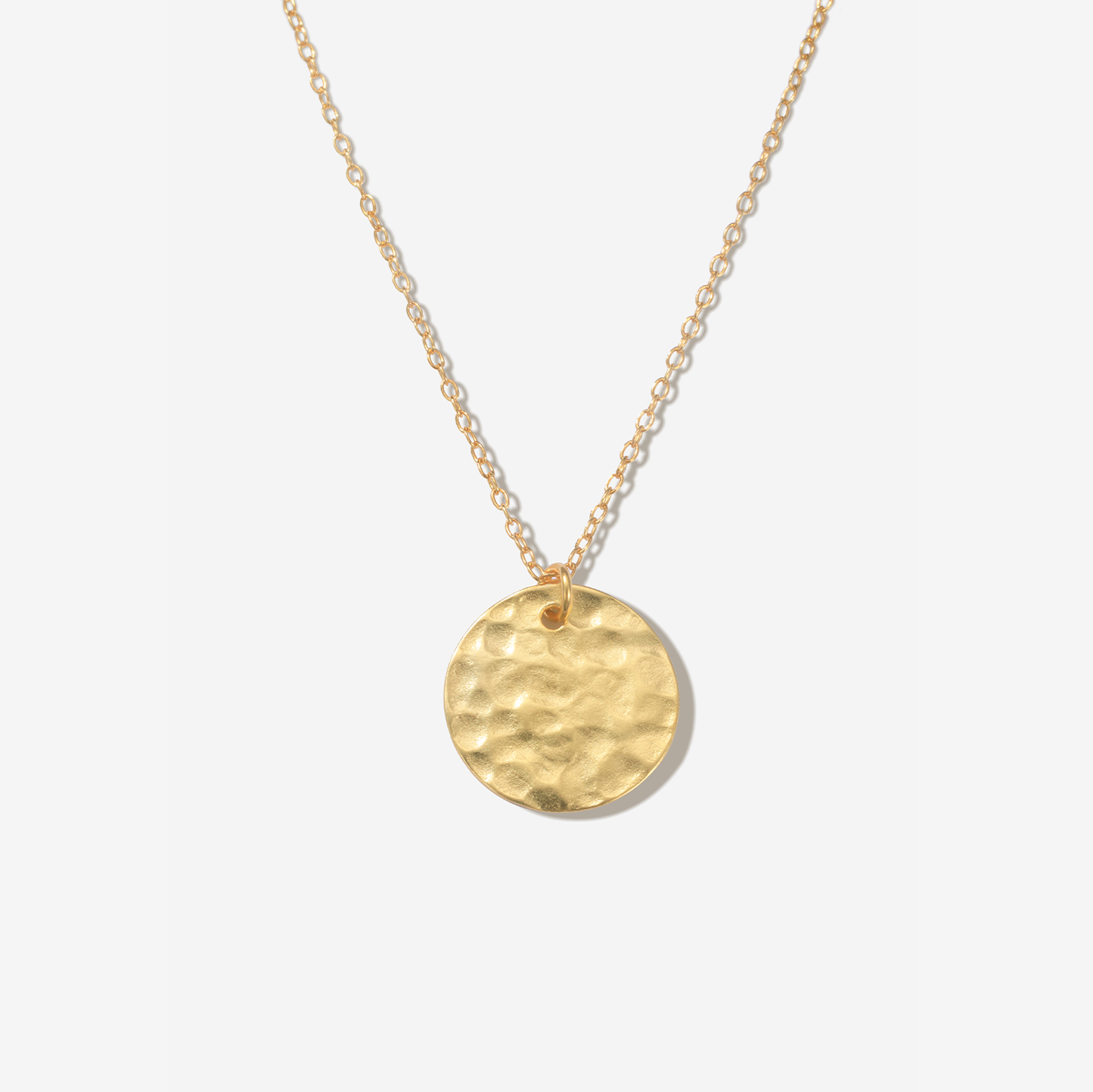 Vermeil Hammered Necklace