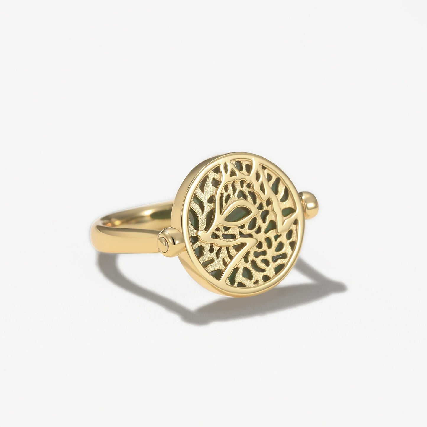 Malachite Window Ring