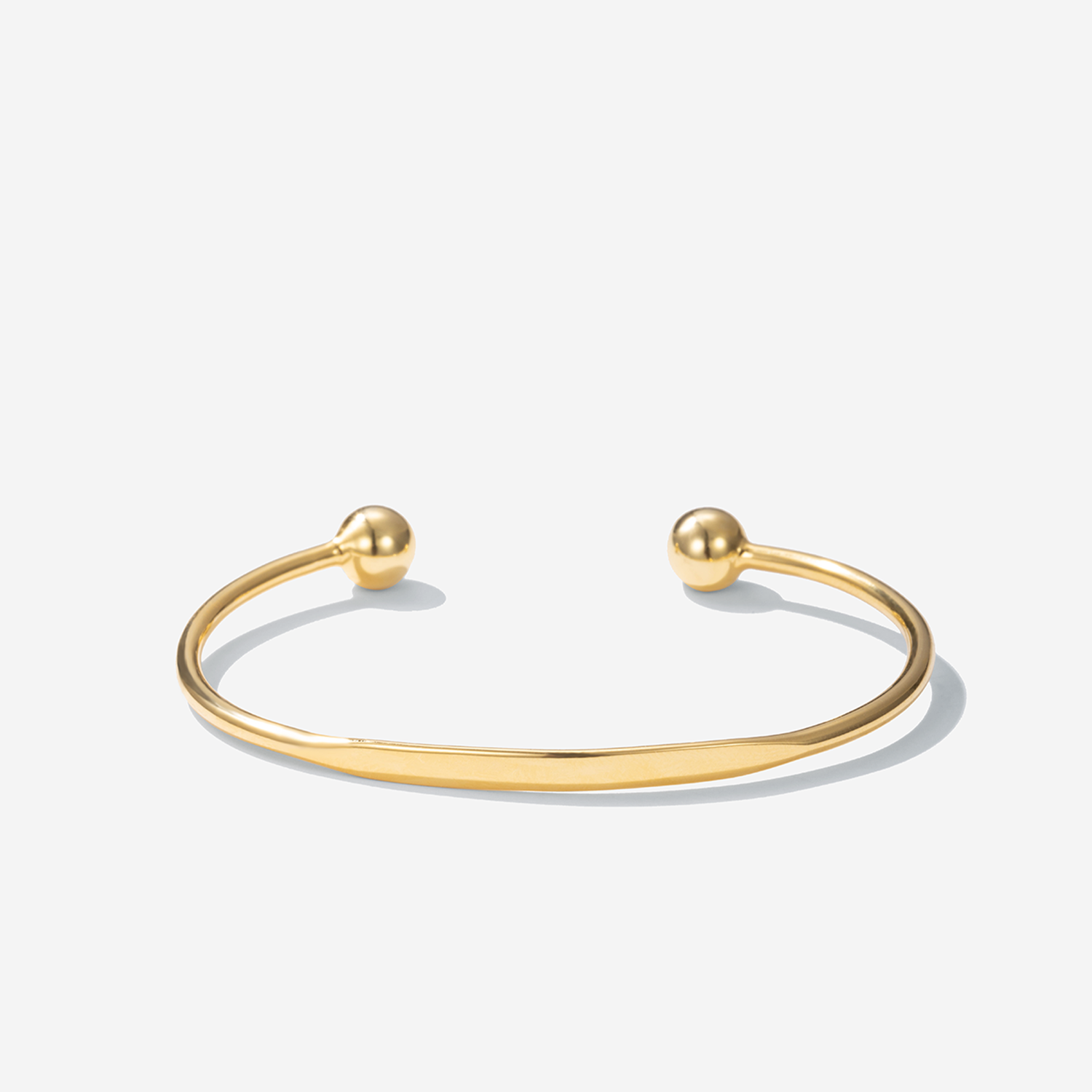 Mejuri Gold Vermeil Bracelets: Dome Cuff Bracelet