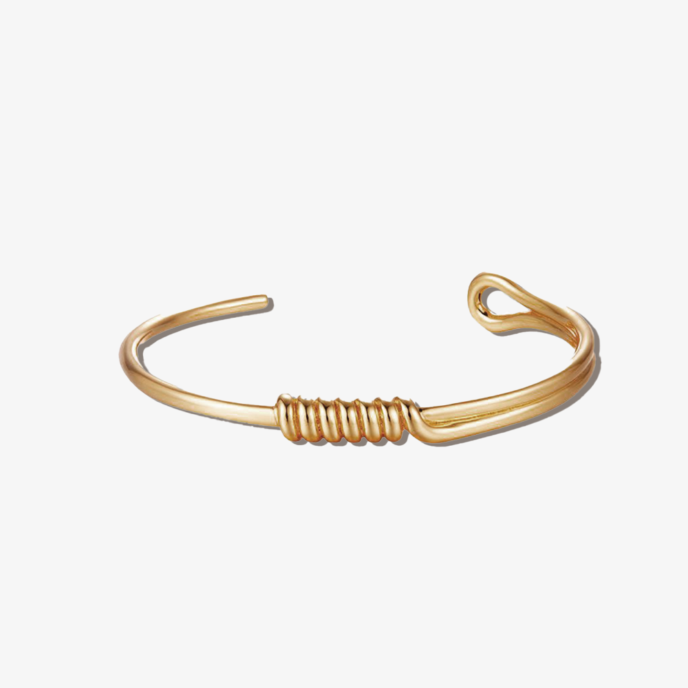 Vermeil Knot Cuff Bracelet