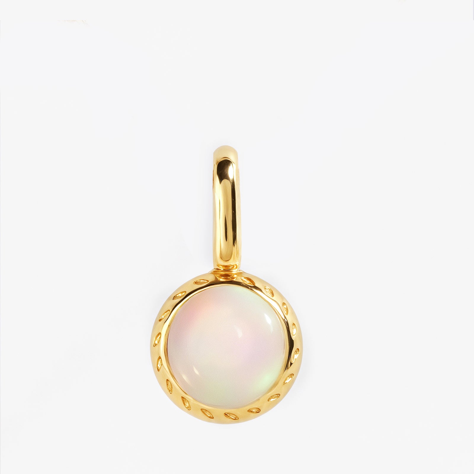 Birthstone Charm October-Opal