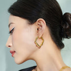 Cunning Muse 14K Vermeil S925 Sterling Silver Hook Earings ENGRAVING