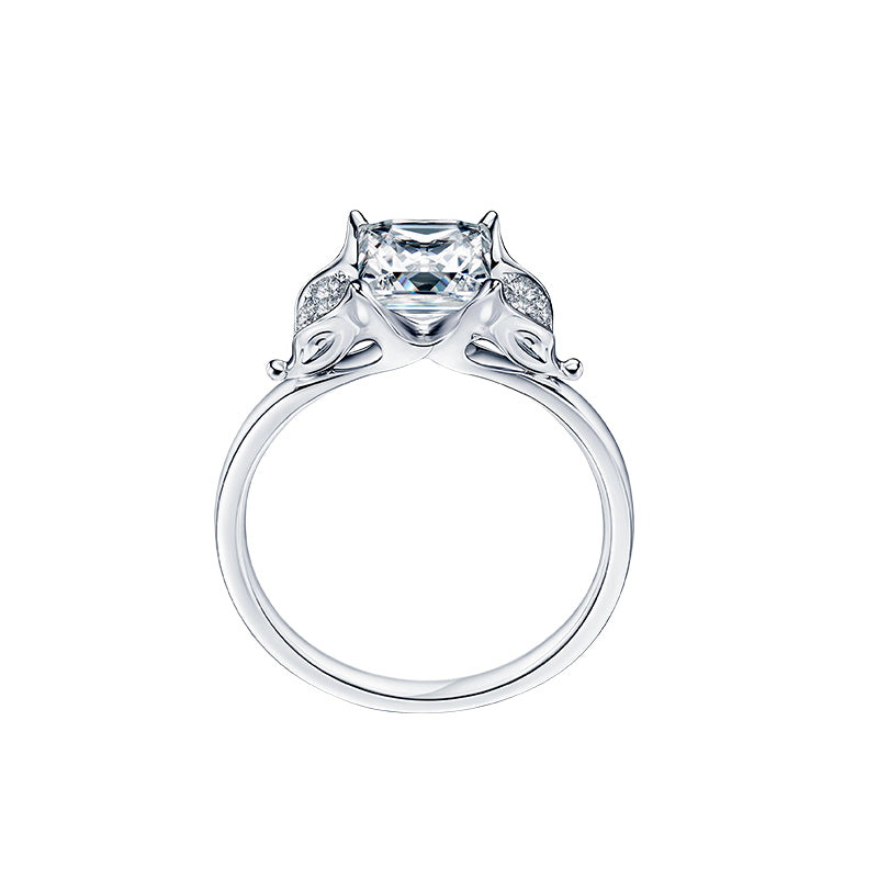 Golston Wedding™ White Fox18K Gold Diamond Ring*Hepburn