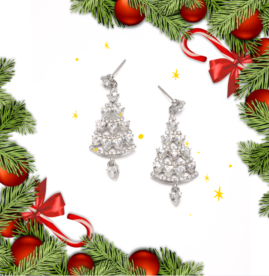 Christmas Gifts 50% Off Jewery Set Moissanite Earings Combo S925 Black Friday Sale