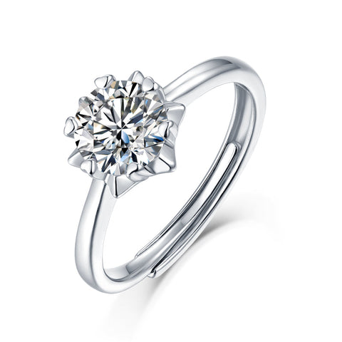 Adjustable Moissanite Star Ring R9194-6.5