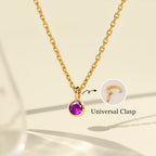 Birthstone Charm February-Amethyst