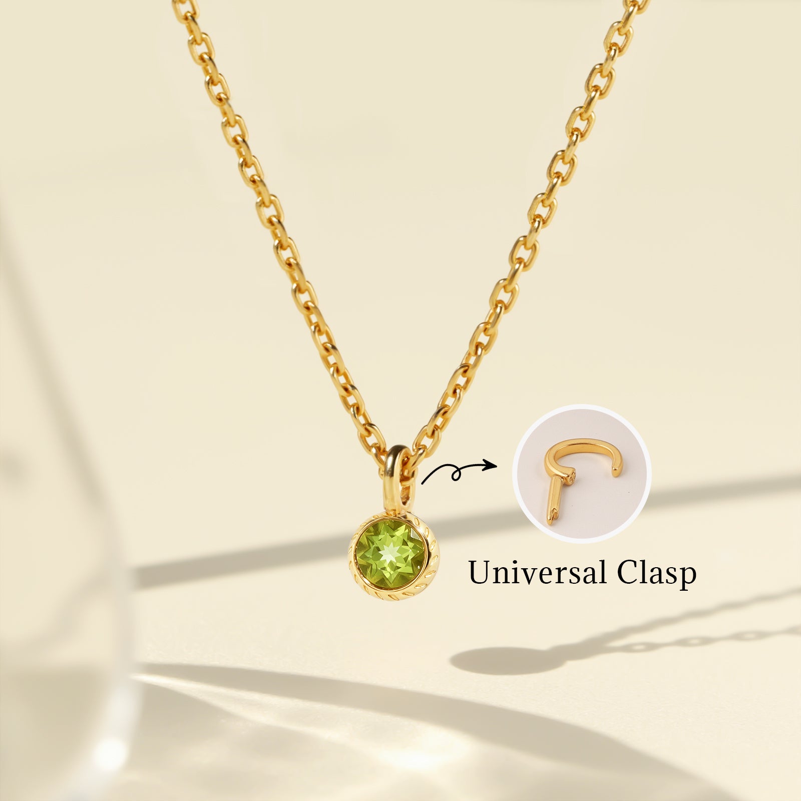 Birthstone Charm August-Peridot
