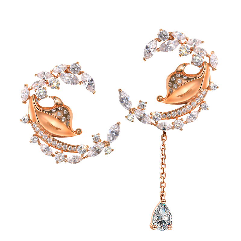 Cunning Muse Star & Moon S925 Vermeil Zicornia Earrings Flash Sale For Christmas 10 pairs Only