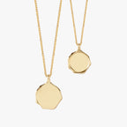 18k Gold plated Sterling Sliver Classic Paw print Necklace