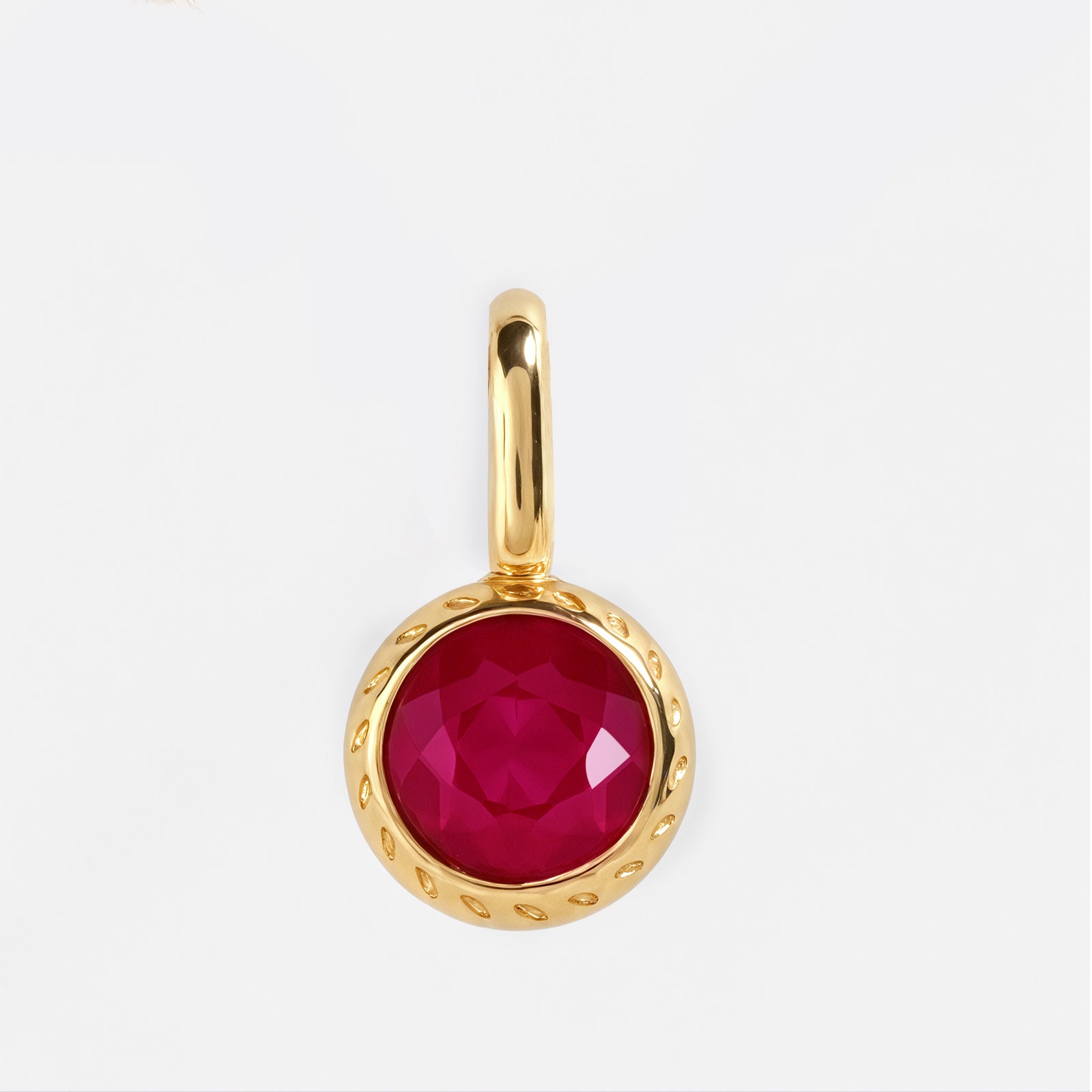 Birthstone Charm July-Ruby