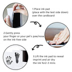 Inkless Paw and Fingerprint kit with Frame - Dog & cat paw and nose print