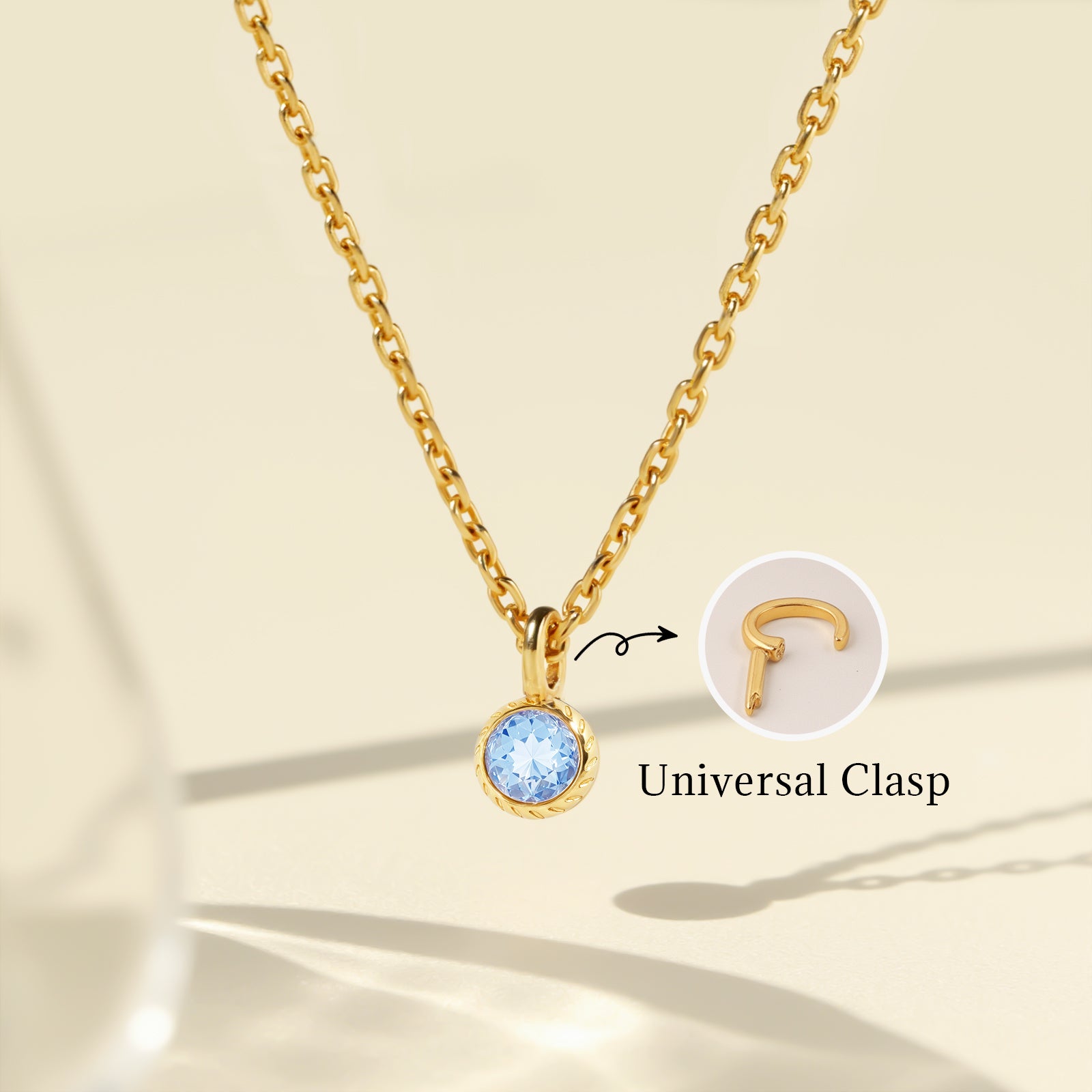 Birthstone Charm November-Topaz