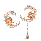 Cunning Muse Star & Moon S925 Vermeil Zicornia Earrings Flash Sale For Christmas 10 pairs Only