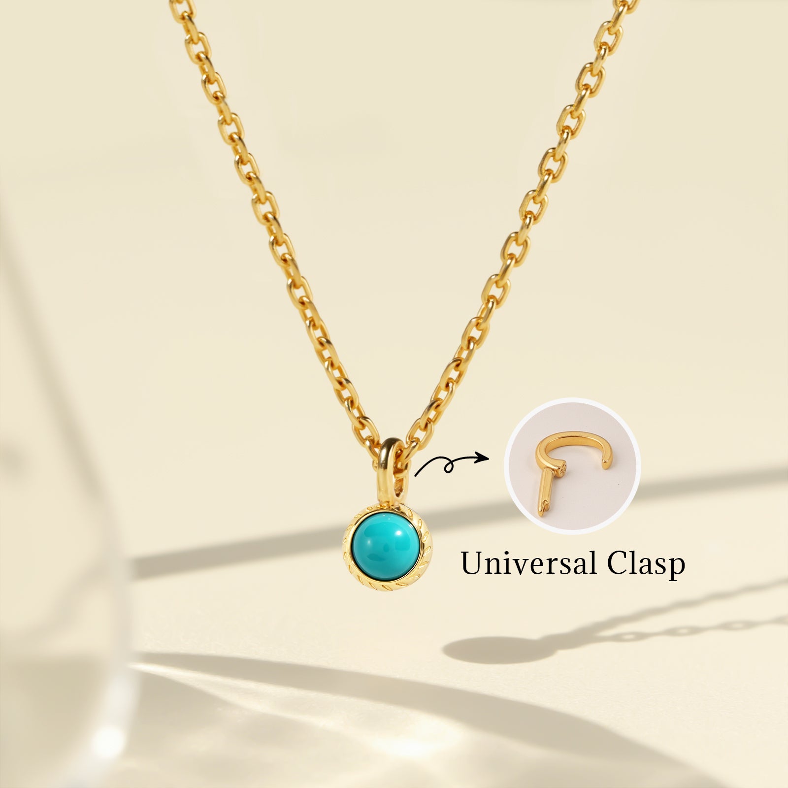 Birthstone Charm December-Turquoise