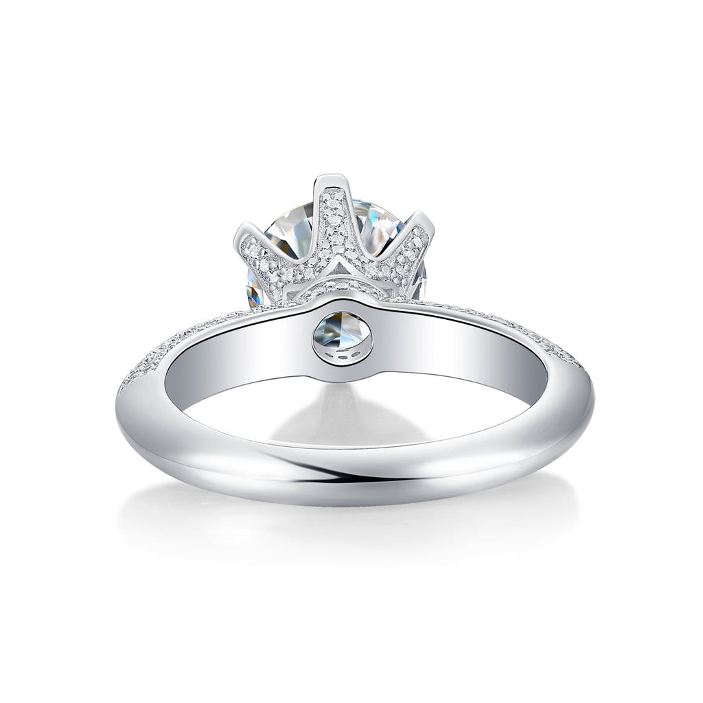 S925 Silver Adjustable Moissanite The destination of love Rings R12690-9.0