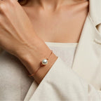 Minimalist Pearl Bracelet 925 Sterling Silver
