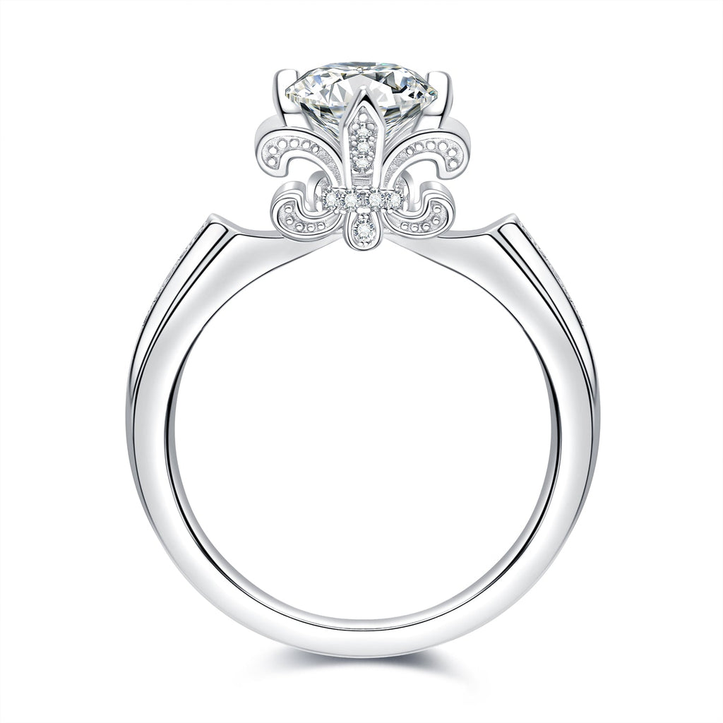 S925 Silver Moissanite Diamond Tang Yan same style Rings 1/2Carat RM1031