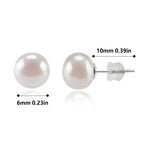 Freshwater Pearl Earrings in 925 Sterling Silver