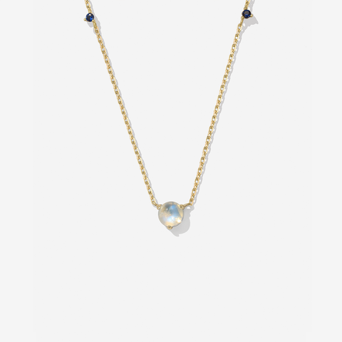 Moonstone Cable Necklace