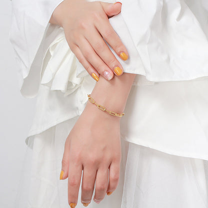 Vermeil Link Chain Bracelet