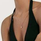 Cunning Muse Fox 18K Gold Plated Sterling Silver Fox Head Pendant Necklace with Customizable Birthstone