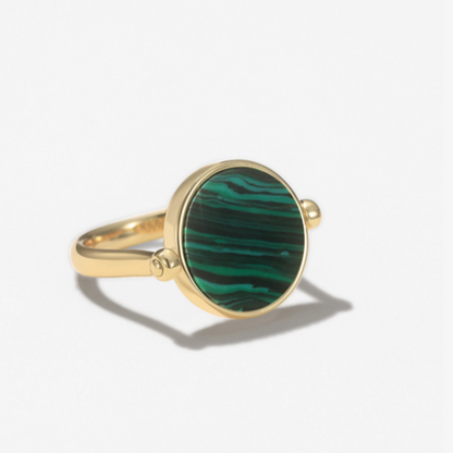 Malachite Window Ring