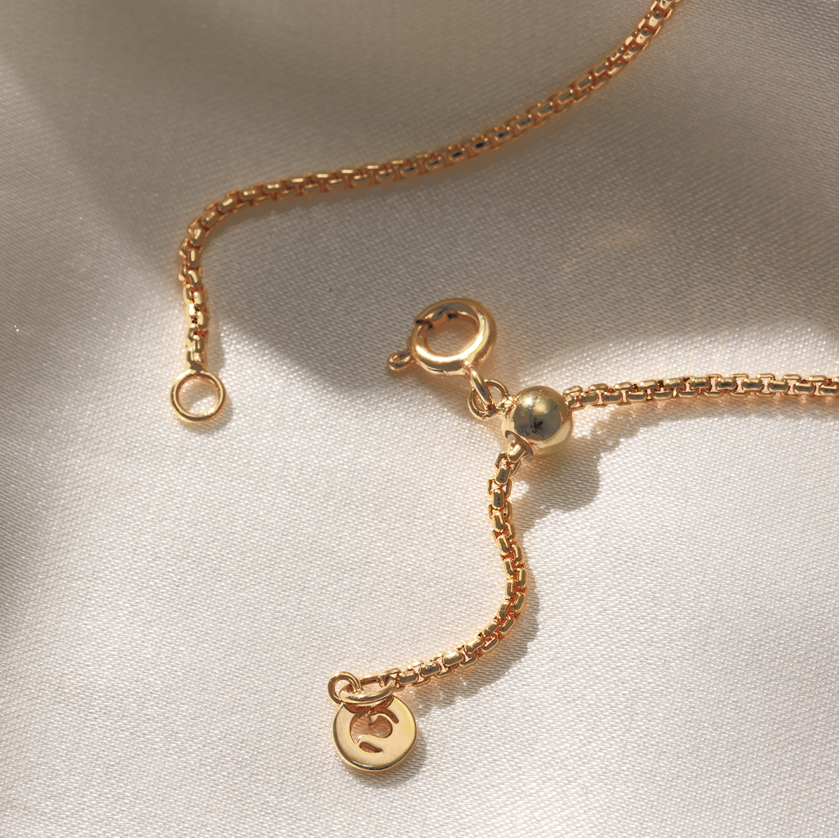 Braided Foxtail Pendant Necklace 14K Gold Vermeil